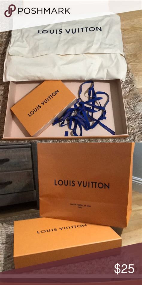 louis vuitton dust bag and box